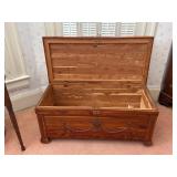 Vintage hope chest trunk