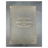 1898 Parsonsï¿½ bookkeeping penmanship book