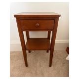 Vintage side table single drawer