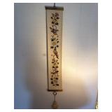 Vintage needlepoint wall tapestry