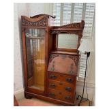 2nd floor Antique Victorian Secretary & wardrobe