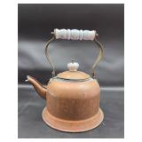 Vintage Solid Copper Tea Pot