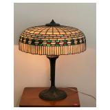 Vintage Lamb and Greene Style Tiffany style lamp