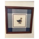 Vintage duck needlepoint