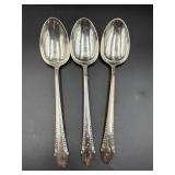 190 grams Sterling silver serving spoons