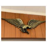 Vintage Metal 40ï¿½ Bald Eagle Wall Mount Plaque
