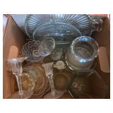 Assorted glassware