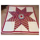 Signed quilt 1962 handmade 80ï¿½x80ï¿½