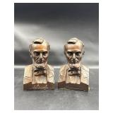 Vintage Abraham Lincoln bookends