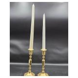 vintage baldwin brass candle holders