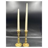 Baldwin brass candleholders