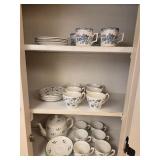 Teacupss and saucers
