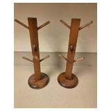 Wooden mug holders