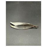 Sterling silver brooch