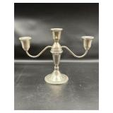 Sterling Duchin Creation Weighted 3 Arm Candelabra