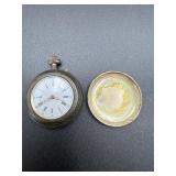Antique Swiss 800 Silver Pocket Watch