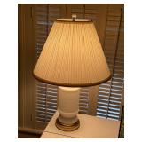 Milk glass lamp