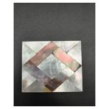 vintage mother of pearl compact