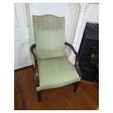 Vintage arm chair see photos discoloration