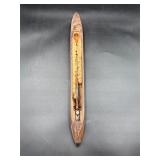 antique weaving loom shuttle