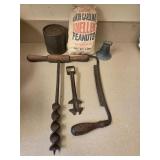 Hand drill draw knife larkin tea and more