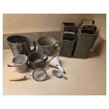 Flower sifter funnel vintage kitchen items