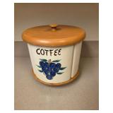 Vintage ceramic lazy susan canister set