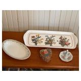 Assorted decor ring dish plastic trash trinket box