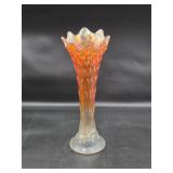 vintage Fenton  Marigold Carnival Glass Vase