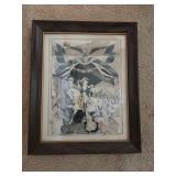 Washingtons Reception By Ladies Framed Print
