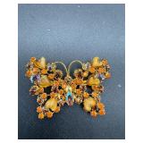 Vintage made in Austria rhinestone brooch