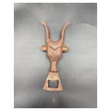 Vintage Cast Iron Steer Bottle Opener Rare
