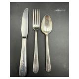 Vintage PCA Pacific Coastal Airlines flatware