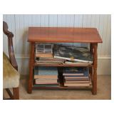 vintage shelf and books
