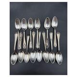 270 grams Sterling silver assorted spoons