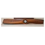 Vintage wooden airplane propeller Pesters