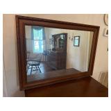 Vintage wooden mirror 29.5ï¿½x 40ï¿½