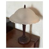 Vintage lamp glass shade