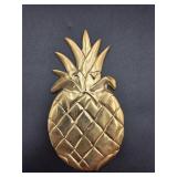 Brass Pineapple Plaque HOSPITALITY Small