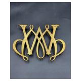 Virginia Metalcrafters Brass William Mary Trivet