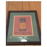 1982 welcome pineapple needlepoint