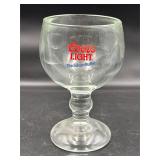 Heavy glass Coors Light beer mug