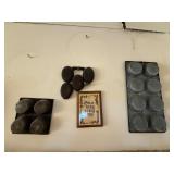 vintage gray graniteware muffin tin & more