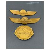 Vintage Capital Airlines pilot wings pins