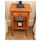 Vintage side table with single drawer