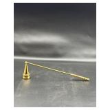 Vintage brass candle snuff