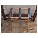 vintage luggage rack