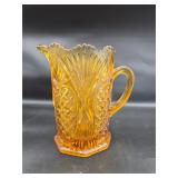 Mosser Glass Pitcher amber color