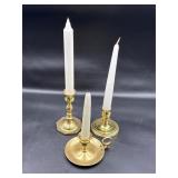 Baldwin brass candle holders