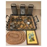 Vintage cookie cutters and graters